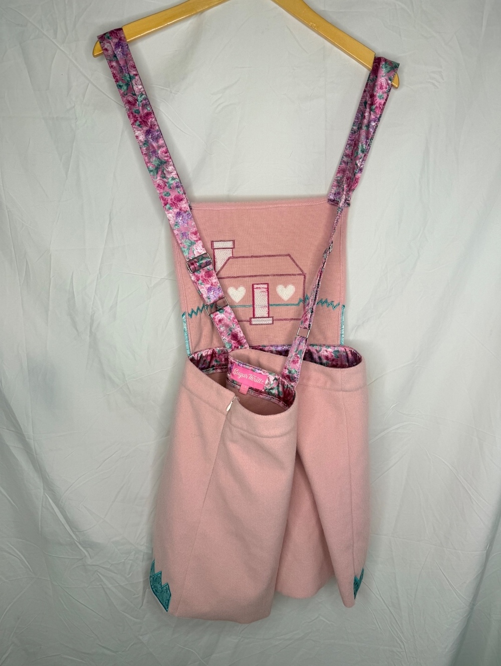 Sugar Thrillz Hometown Glory Pinafore Dress by Dolls Kill - Picture 6 of 8